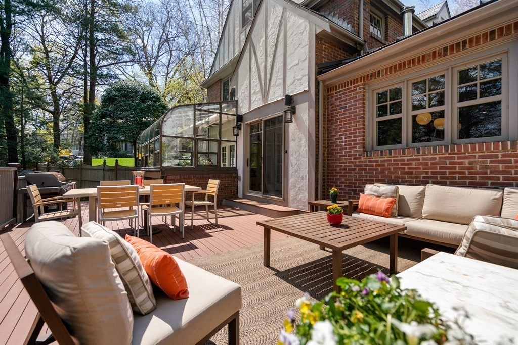 28 Sheffield Road Newton, MA 02465 - Photo 6 of 39 a outdoor space with patio furniture