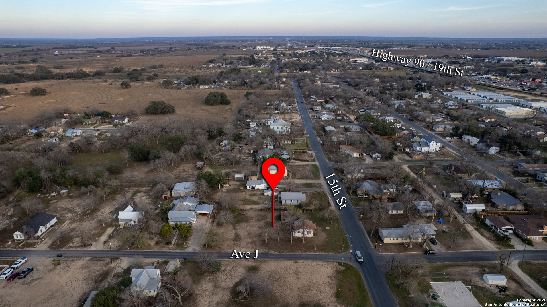 910 15th Street Hondo, TX 78861 - Photo 3 of 26 an aerial view of multiple house