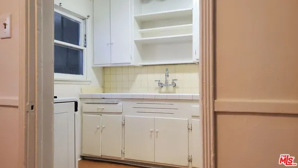 a view of cabinets