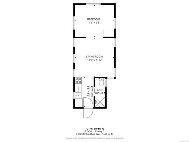 a picture of a wall with a white wall and a picture