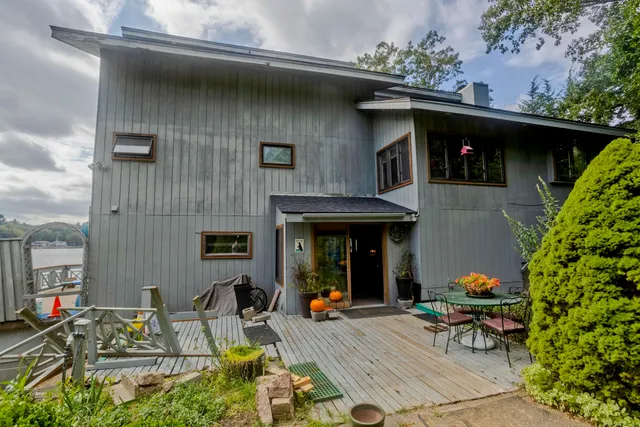 a view of a two chairs in the roof deck