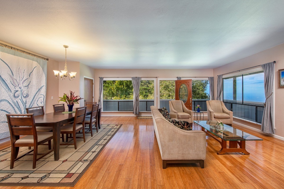 44-3265 Kalopa Mauka Road Honokaa, HI 96727 - Photo 8 of 30 a living room with furniture and a wooden floor