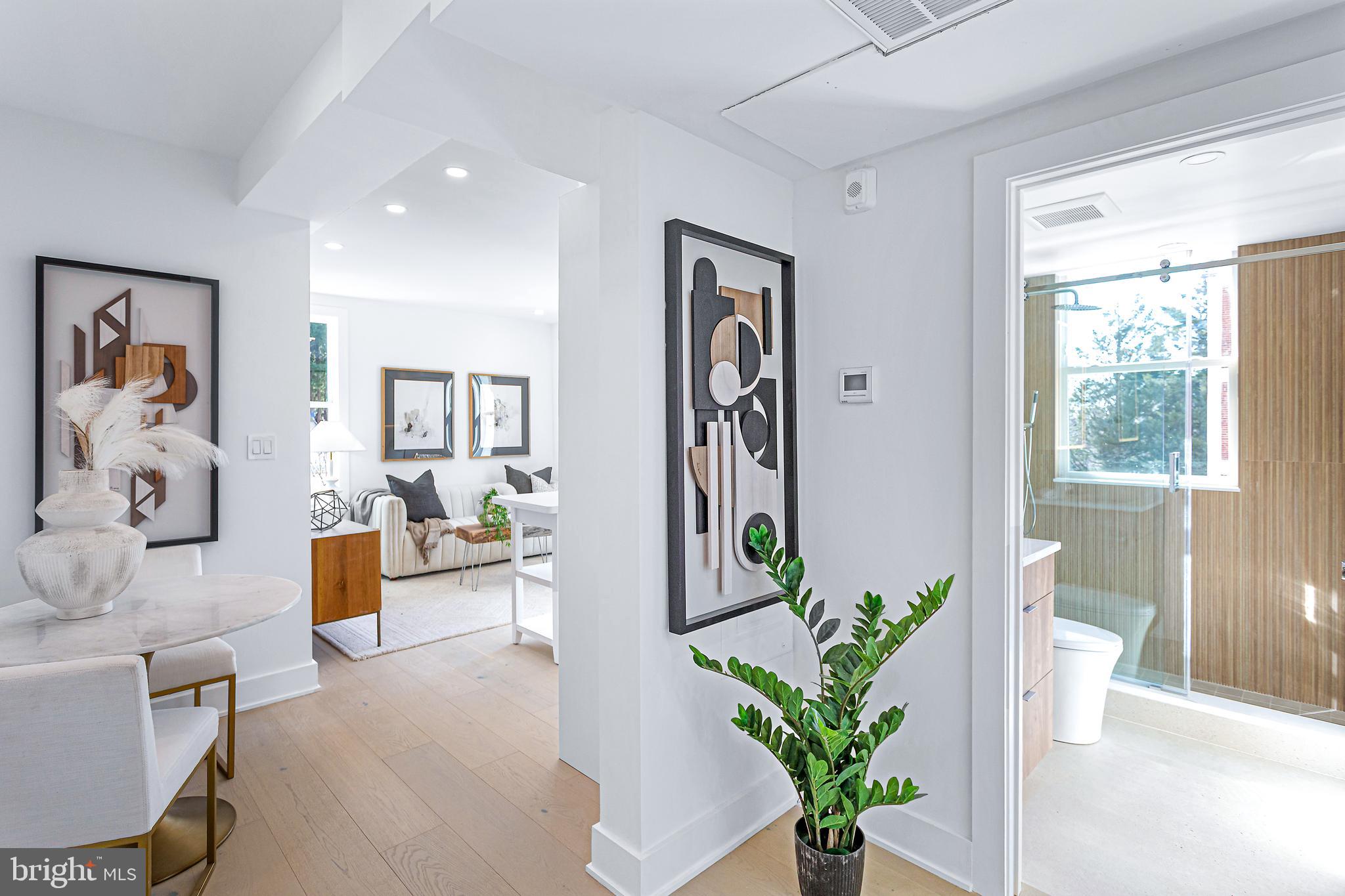 2116 Kalorama Road Northwest, Unit 202 Washington, DC 20008 - Photo 14 of 31 a living room with furniture and a potted plant
