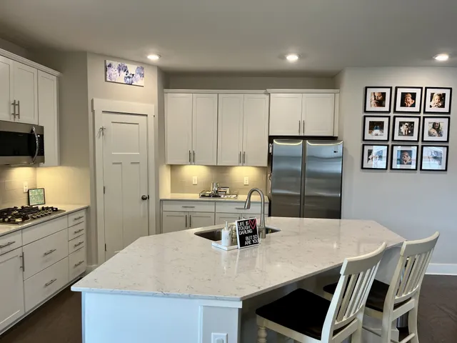 a utility room with a window dryer and washer