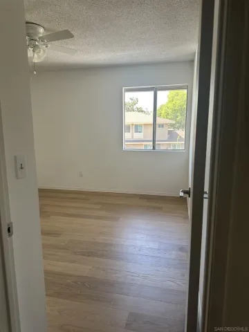 a view of a tree in a yard