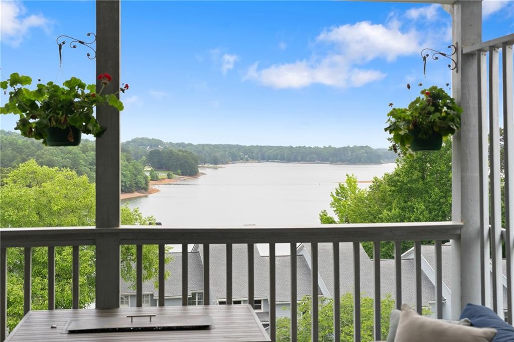 2300 Habersham Marina Road, Unit 302 Cumming, GA 30041 - Photo 13 of 31 a view of a balcony with lake view