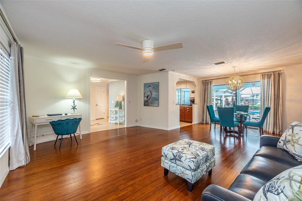 910 Chipaway Drive Apollo Beach, FL 33572 - Photo 9 of 39 a living room with furniture and wooden floor