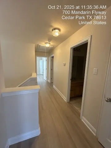 a view of livingroom with hardwood