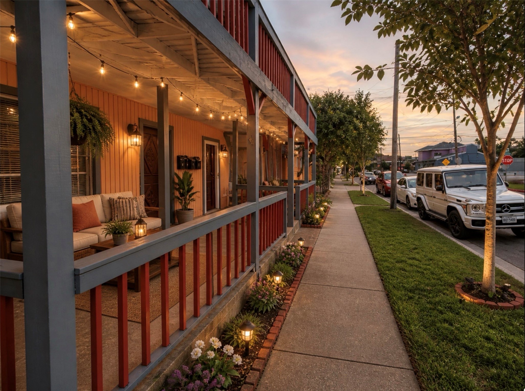 613 Pacific Street, Unit 1 Houston, TX 77006 - Photo 28 of 28 a view of a pathway with cars
