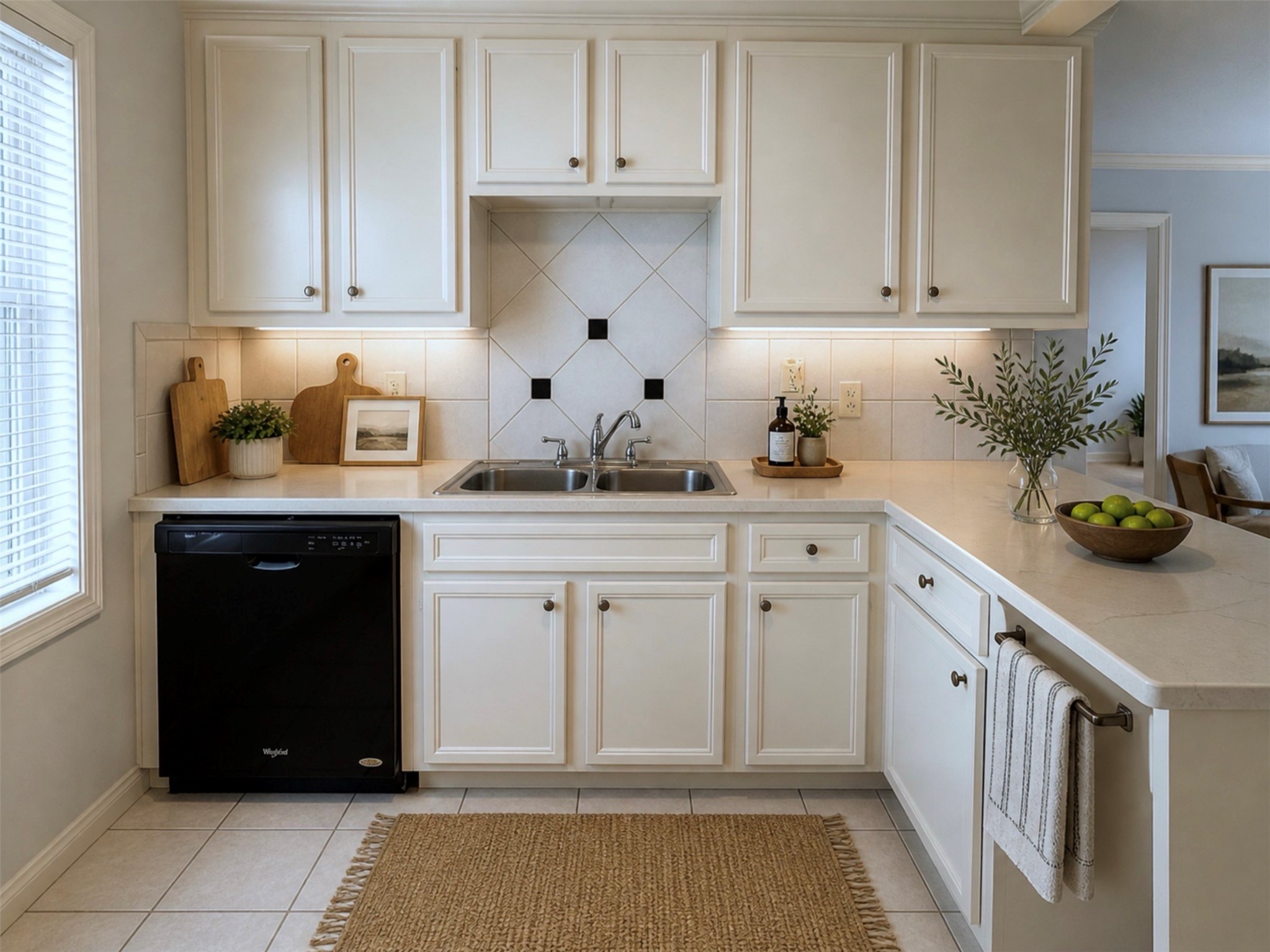 613 Pacific Street, Unit 1 Houston, TX 77006 - Photo 3 of 28 a kitchen with stainless steel appliances white cabinets and a sink