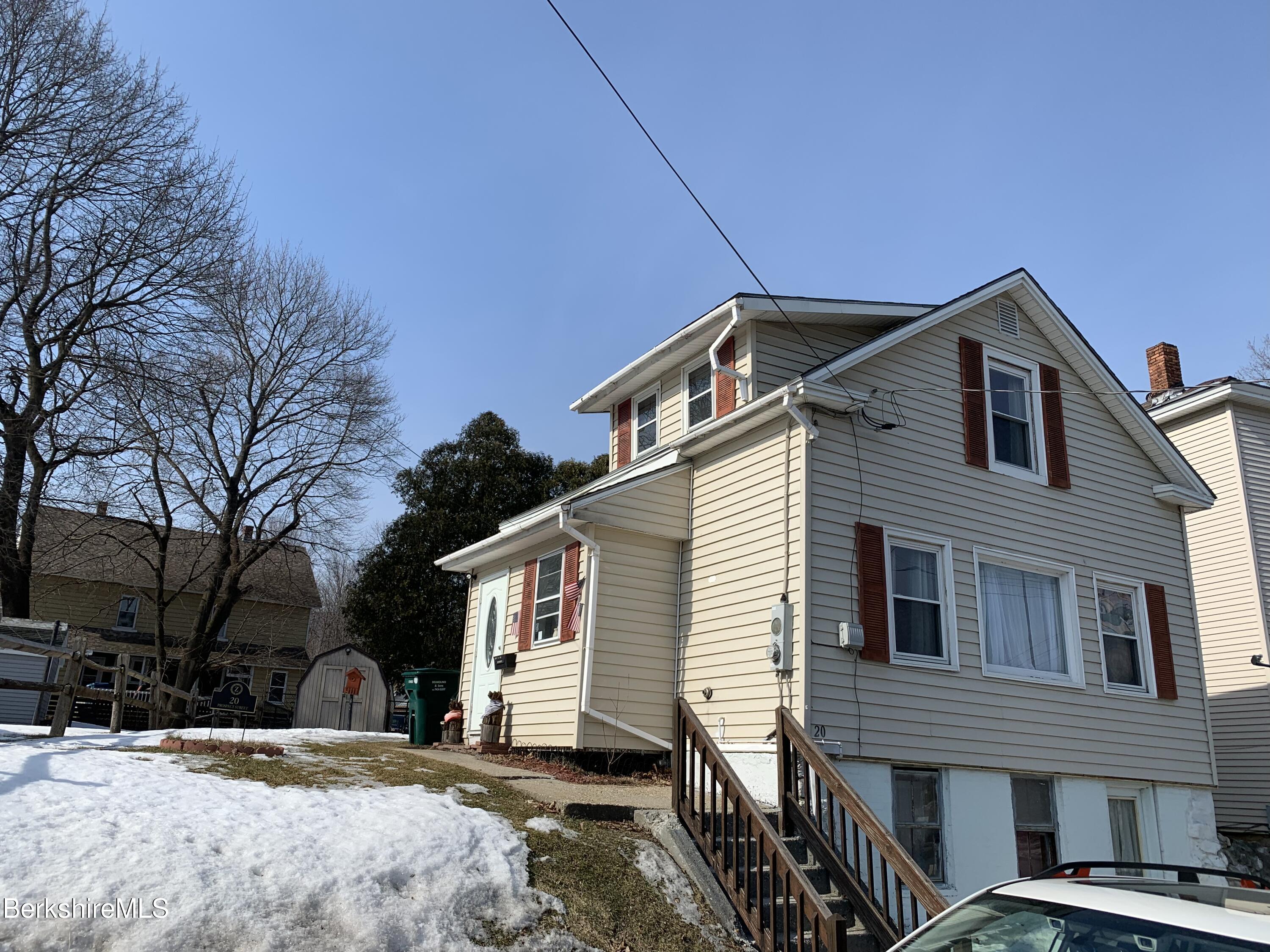 20 Prospect Street Adams, MA 01220 - Photo 2 of 40 a front view of a house with a yard