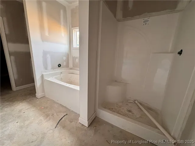 a view of wooden door