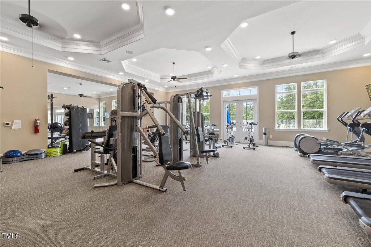 1610 Stone Road Durham, NC 27703 - Photo 34 of 40 a view of a room with gym equipment
