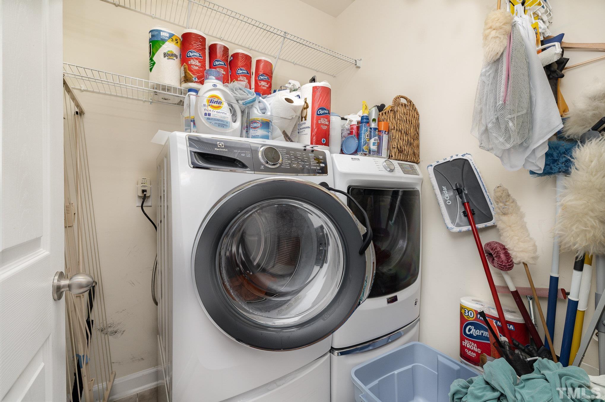 306 Few Circle Durham, NC 27705 - Photo 23 of 28 a utility room with dryer and washer