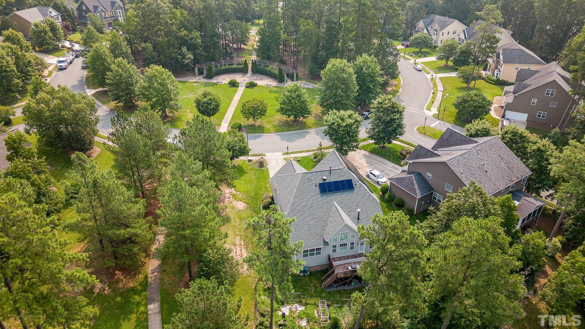 306 Few Circle Durham, NC 27705 - Photo 26 of 28 an aerial view of residential house with outdoor space and swimming pool