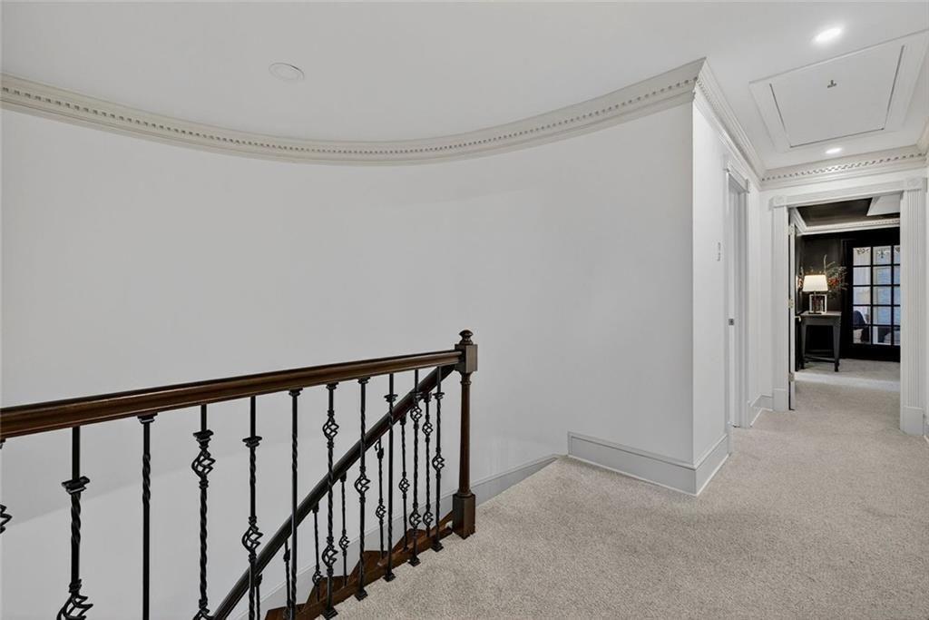 2525 Spalding Drive Atlanta, GA 30350 - Photo 27 of 58 a view of hallway with stairs