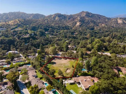 a view of city and mountain