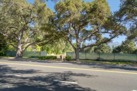 a view of street with trees