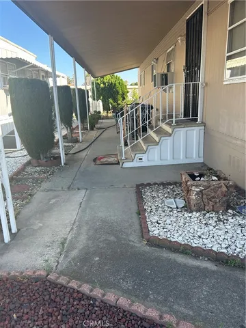 a view of outdoor space and porch