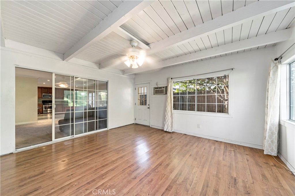 3524 Whitingham Drive West Covina, CA 91792 - Photo 14 of 39 a view of empty room with wooden floor and fan