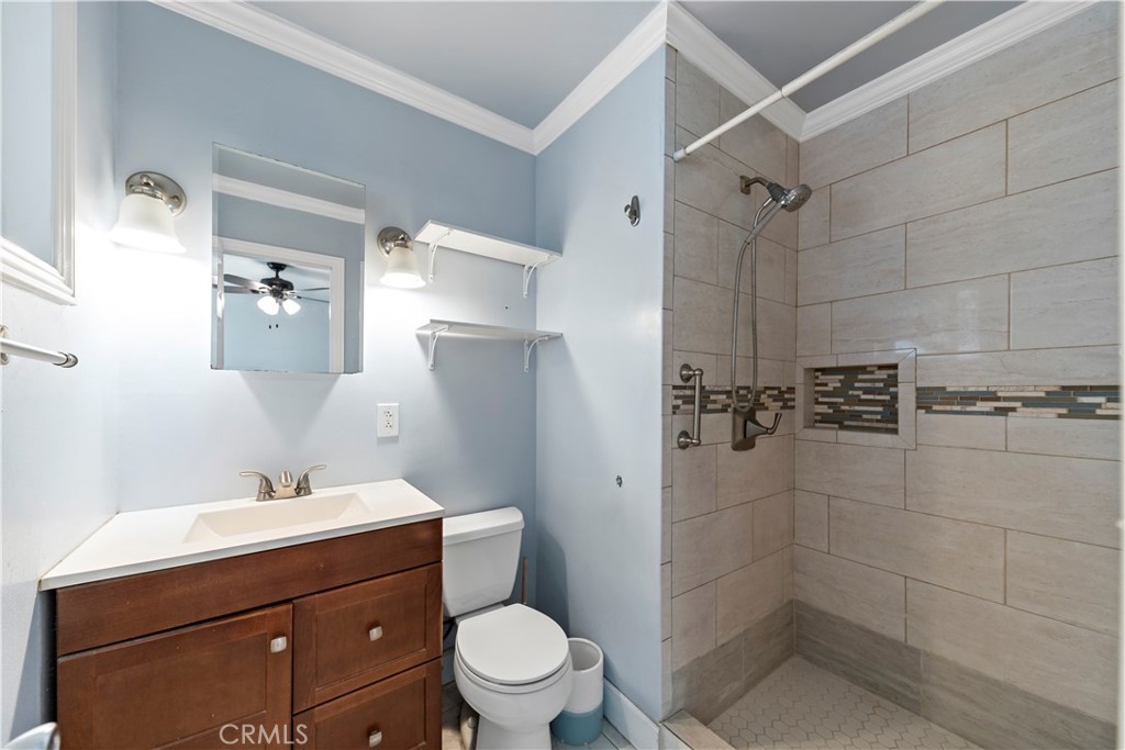 3524 Whitingham Drive West Covina, CA 91792 - Photo 20 of 39 a bathroom with a sink a toilet and shower