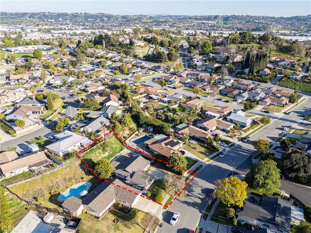 3524 Whitingham Drive West Covina, CA 91792 - Photo 36 of 39 an aerial view of a city with lots of residential buildings