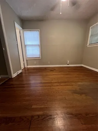 a view of an ocean & an entryway