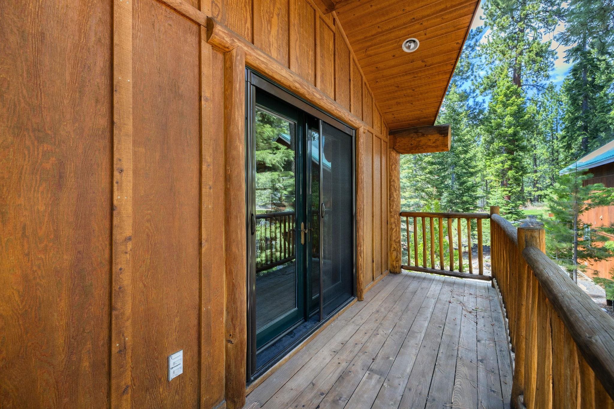7883 Mashie Avenue Tahoe Vista, CA 96148 - Photo 27 of 28 a view of balcony with wooden floor
