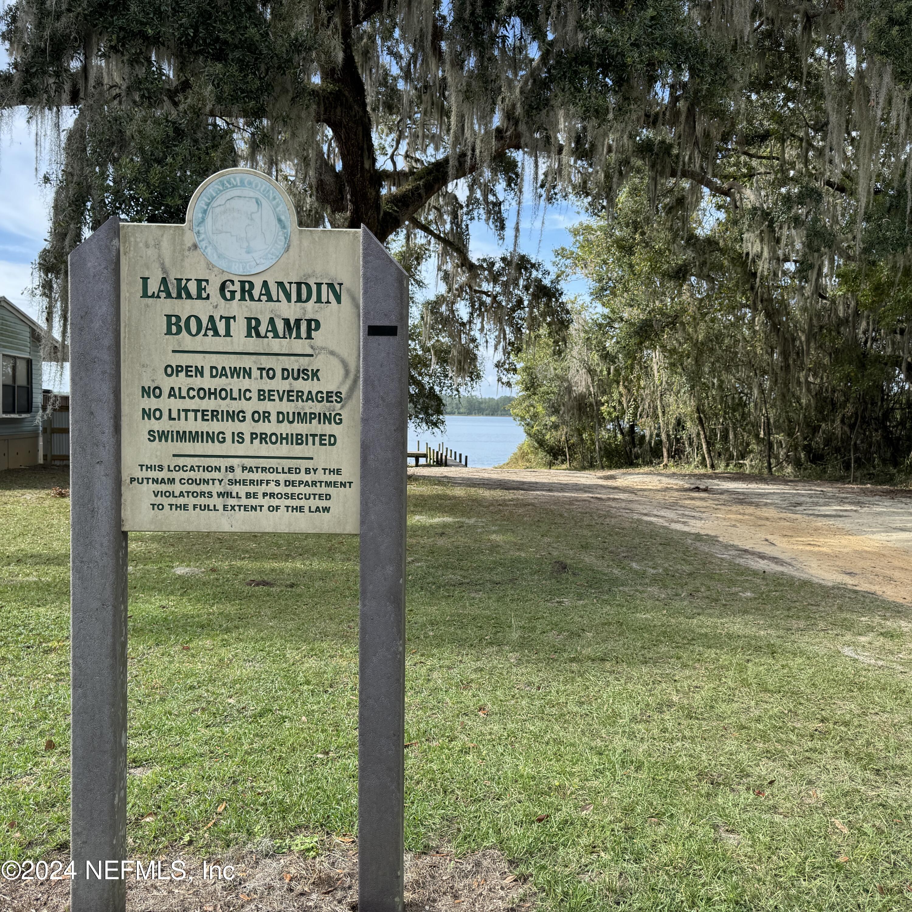 106 Helen Avenue Interlachen, FL 32148 - Photo 30 of 43 Lake Grandin Boat Ramp
