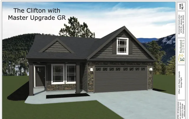 $251,700 | 1277 Cleve Gosnell Lane, Wellford, SC 29385