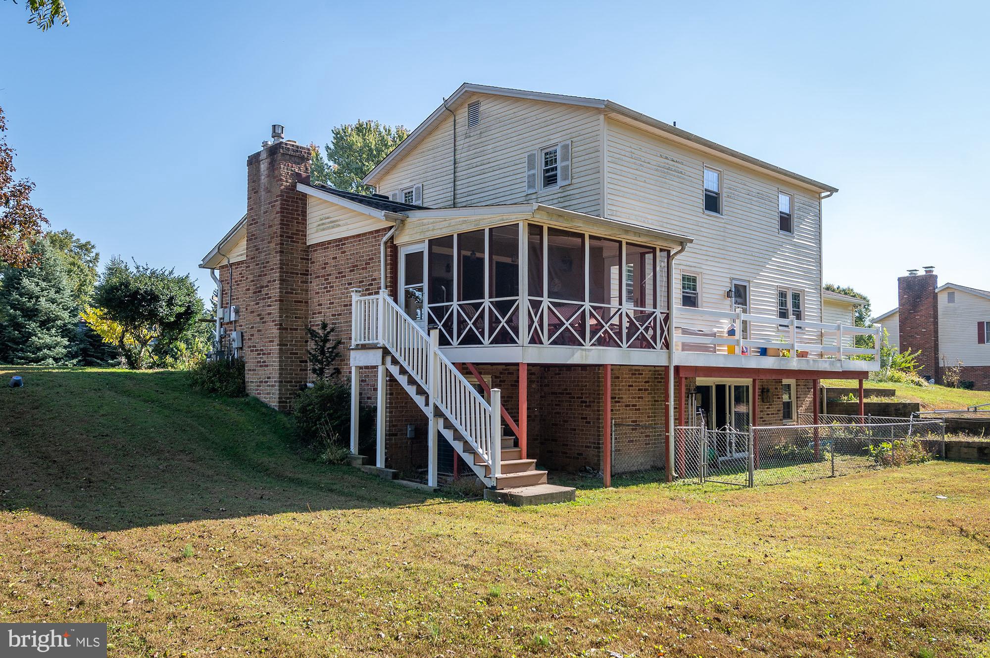 2500 Fox Road Fallston, MD 21047 - Photo 37 of 37 Screened in porch and unscreened in area!