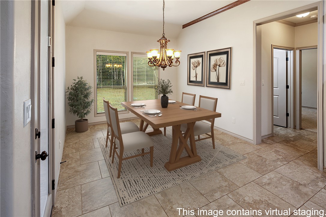 4662 Hidden Springs Way College Station, TX 77845 - Photo 14 of 48 a dining room with furniture and window