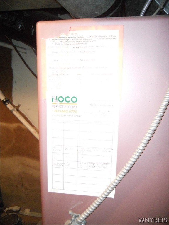 7041 Maple Road Alabama, NY 14013 - Photo 36 of 50 Furnace maintenance sticker