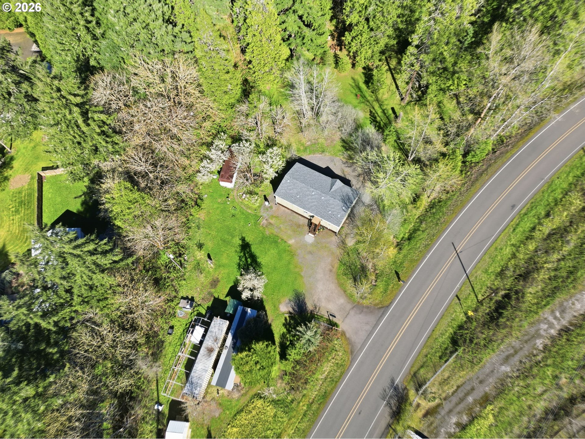 76113 Fish Hatchery Road Oakridge, OR 97463 - Photo 41 of 48 Drone View/UAV