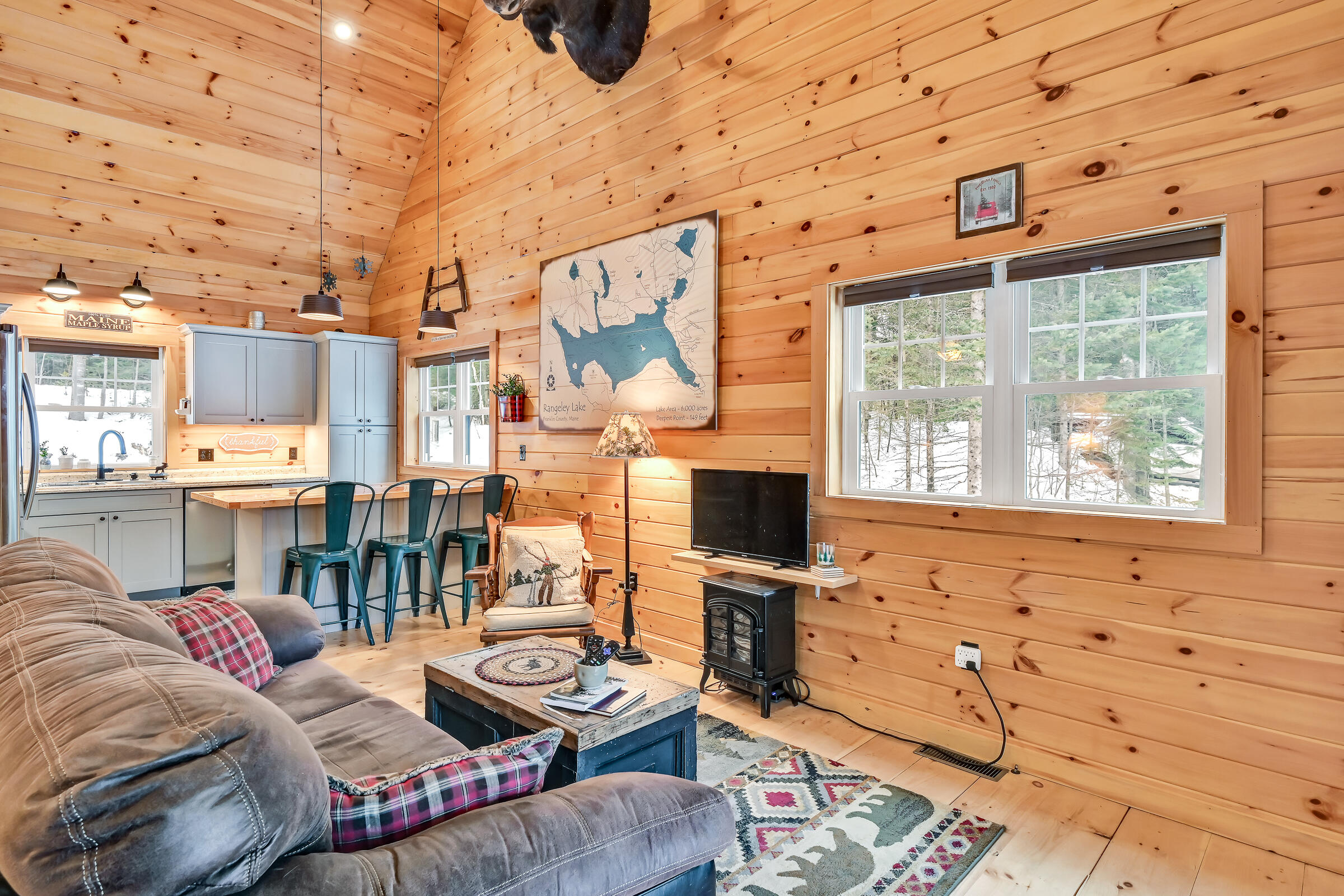 10 Dodge Pond Road Rangeley, ME 04970 - Photo 7 of 47 living room