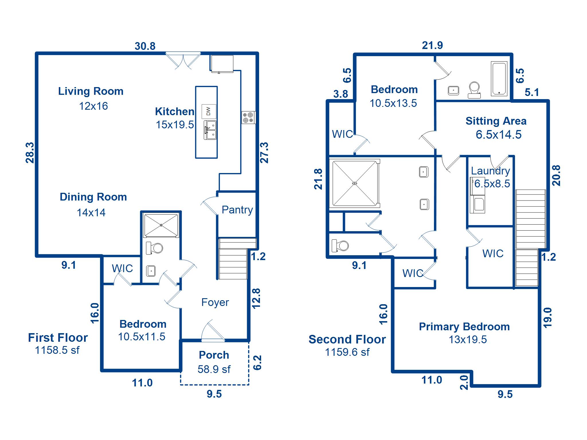 309 Magnolia Road Charleston, SC 29407 - Photo 46 of 46 Floor Plan