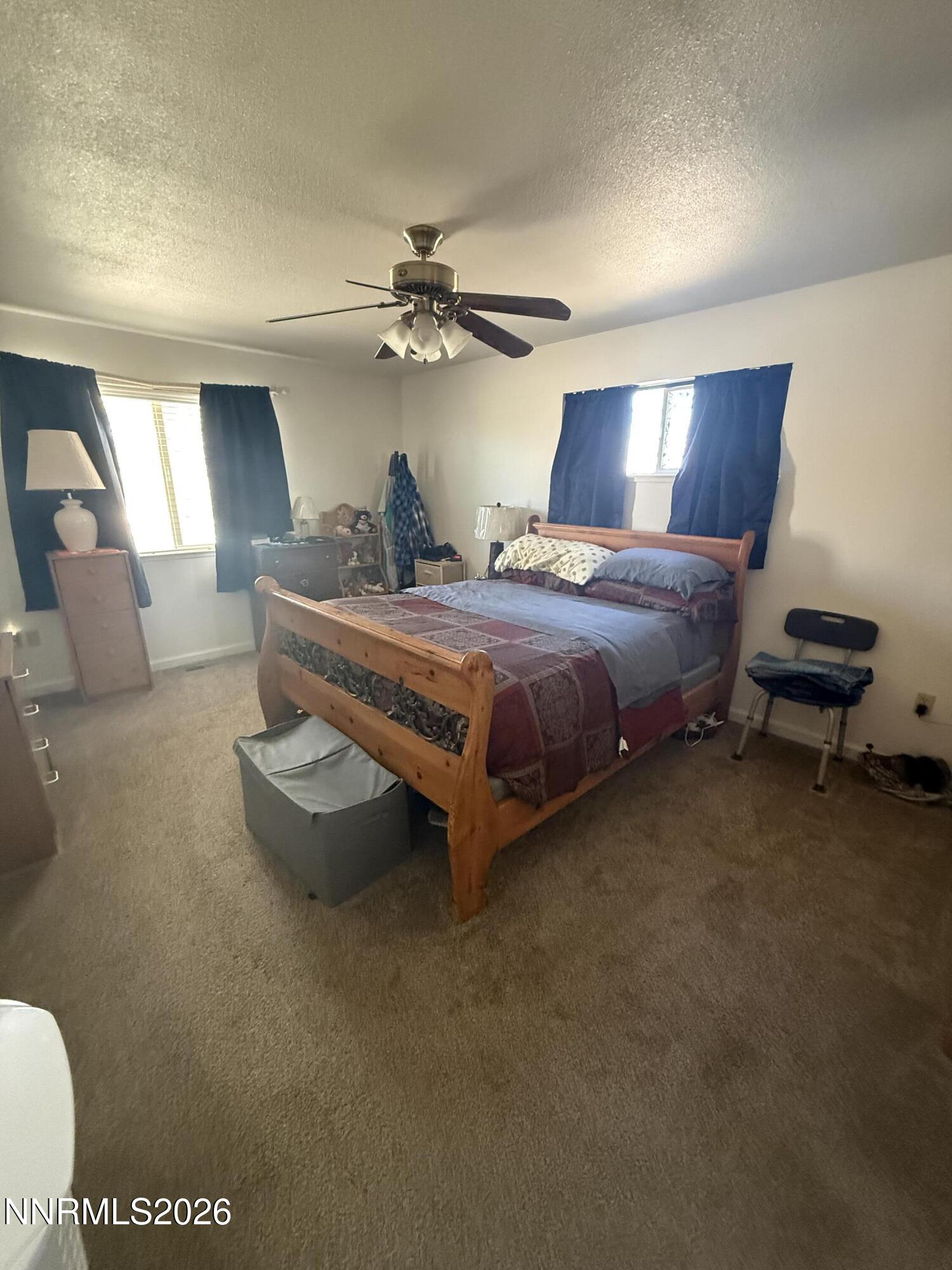 5424 Desert Hills Loop Fallon, NV 89406 - Photo 2 of 21 a spacious bedroom with a bed and a chandelier