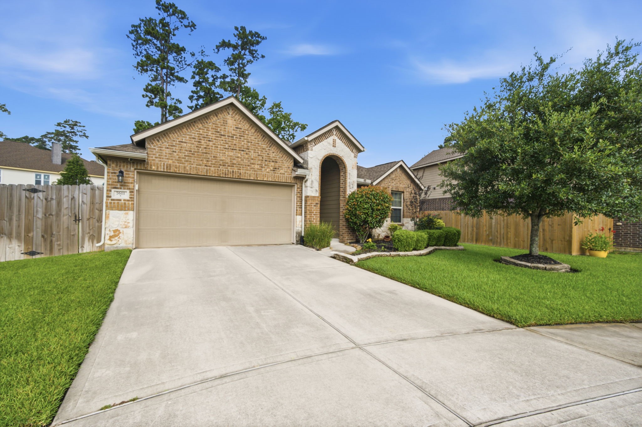 7611 Willow School Drive Spring, TX 77389 - Photo 3 of 23 a view of a house with a yard