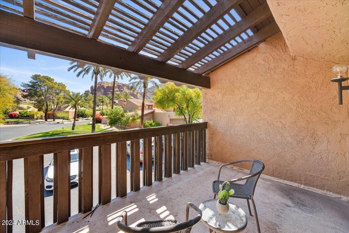 4438 East Camelback Road, Unit 154 Phoenix, AZ 85018 - Photo 12 of 22 Master Balcony View