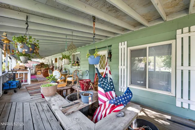 a view of yard with swimming pool