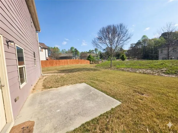 a view of an outdoor space and yard