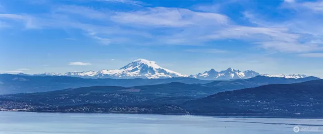 a view of a lake and a mountain