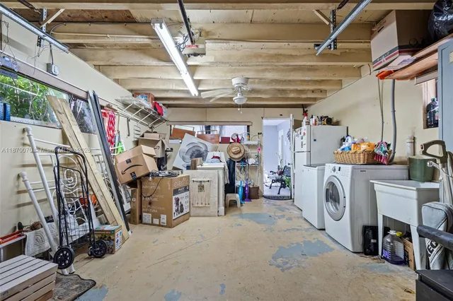 a view of a storage room with a lot of stuff