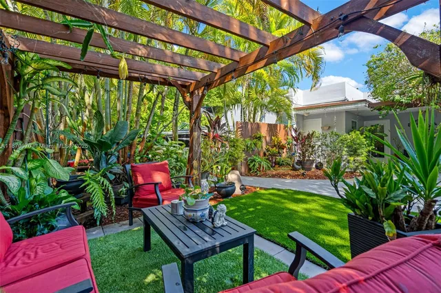 a view of yard with patio