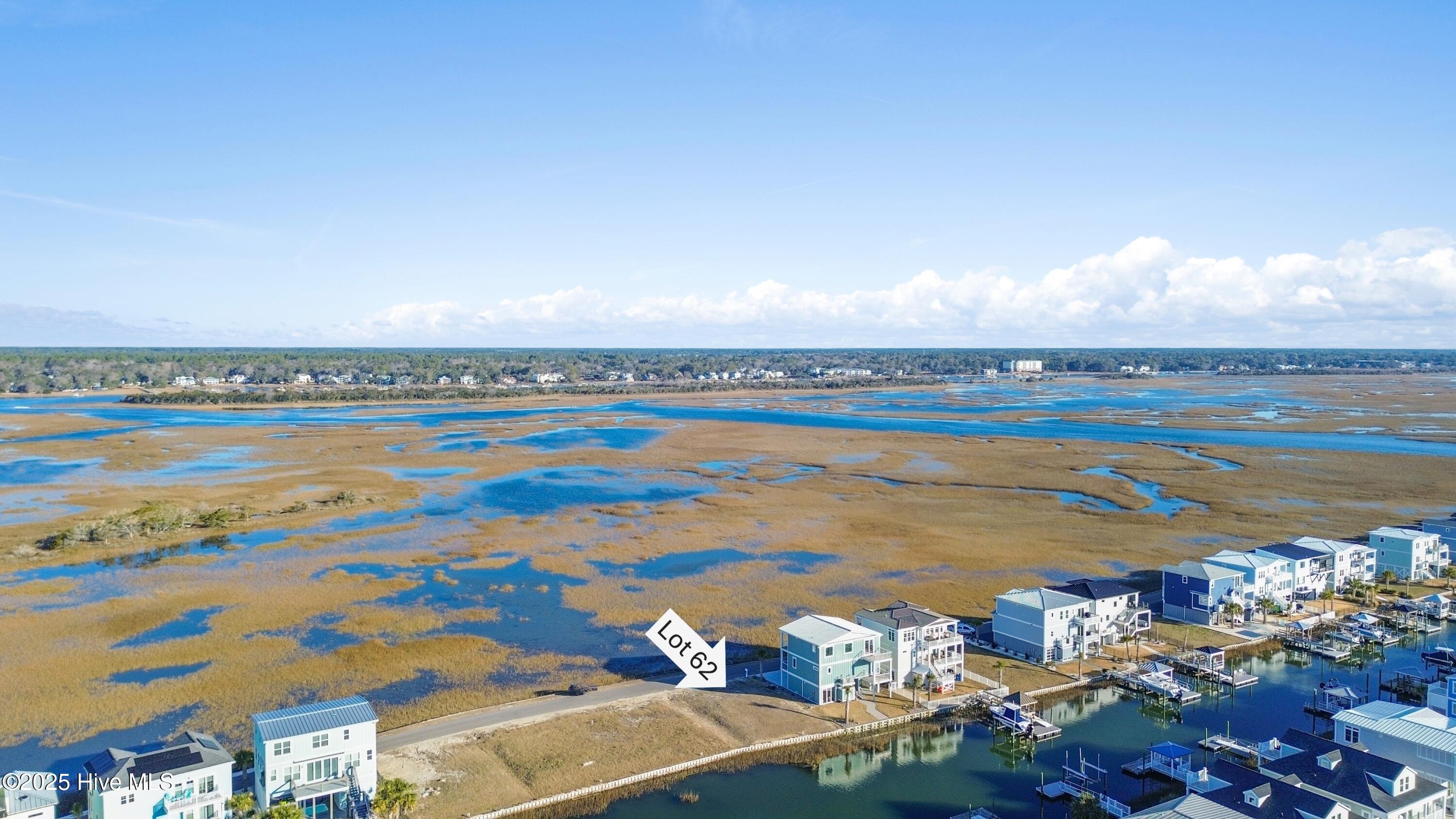 Lot 62 Riverside Drive Sunset Beach, NC 28468 - Photo 1 of 19 Lot 62, Arial Look towards Jinks Creek I