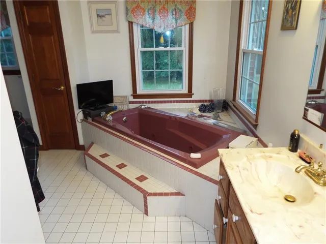 a room with furniture and window