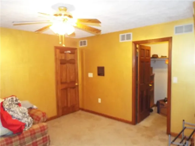 a view of a bathroom with a shower