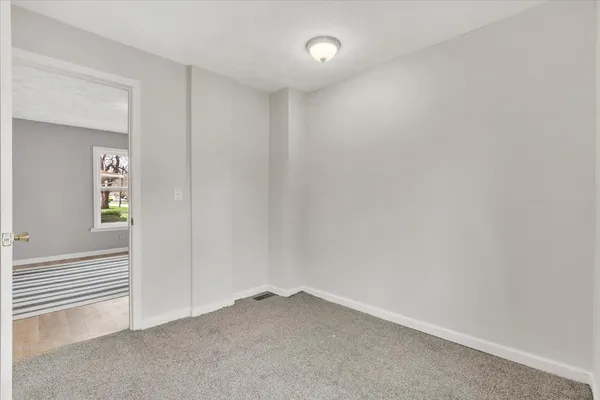 a view of empty room
