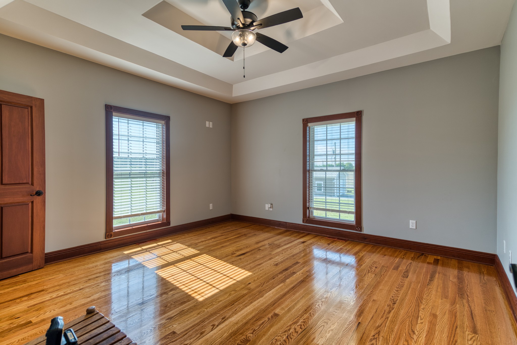 315 Blue And Gray Park Road Elkton, KY 42220 - Photo 49 of 66 a view of an empty room with wooden floor and a window