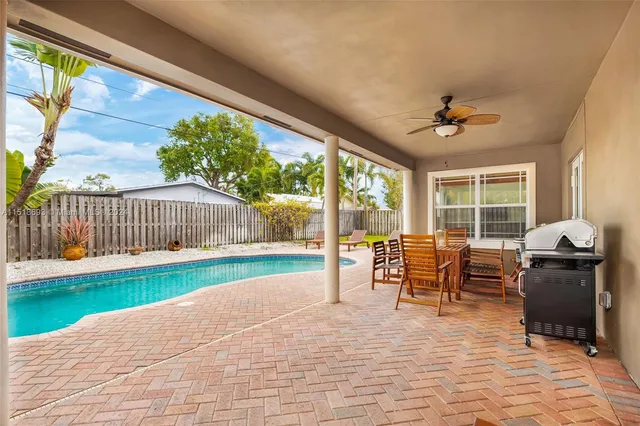 a living room with garden